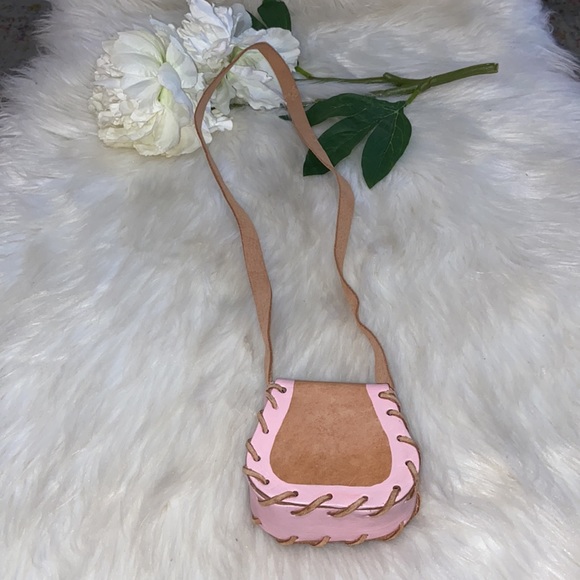 Hand Tooled / Crafted Leather Mini Bag for Girls - Picture 3 of 17